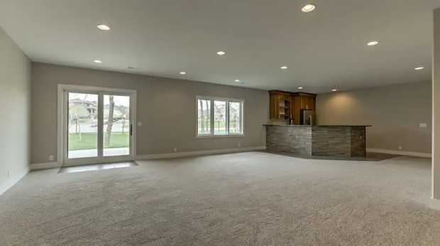 Open main-floor living space